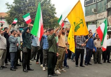 واکنش مردم قائمشهر به تجاوزات آمریکا و اسرائیل