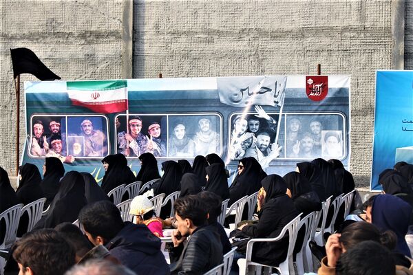 مراسم دومین سالگرد خاکسپاری شهید گمنام آموزشکده فنی دختران قم