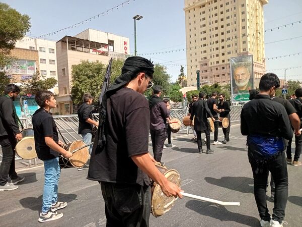 راهپیمایی جاماندگان اربعین حسینی در مشهد