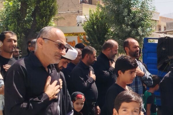 شکوه عزاداران رضوی در لردگان