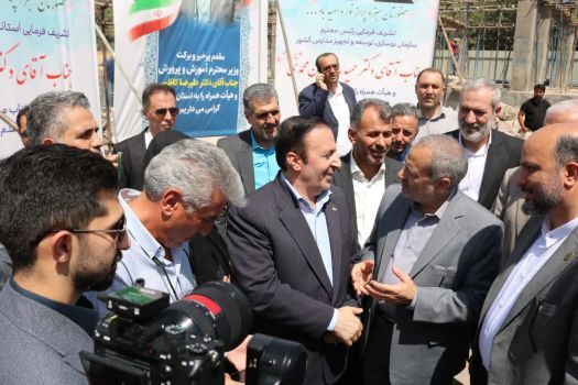 بازدید وزیر آموزش و پرورش از روند احداث مجتمع آموزشی دارالفنون در شهر قزوین