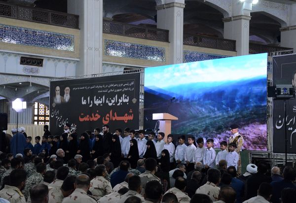 مراسم سالگرد شهدای خدمت در تبریز