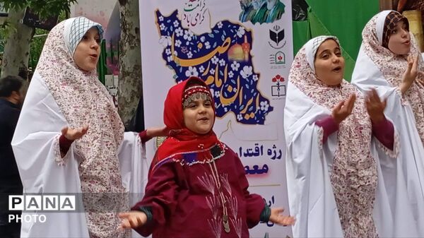 رژه اقتدار دختران معصومی در گرگان