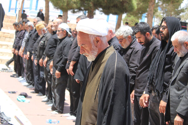 عزاداری عاشورای حسینی در شهر درق