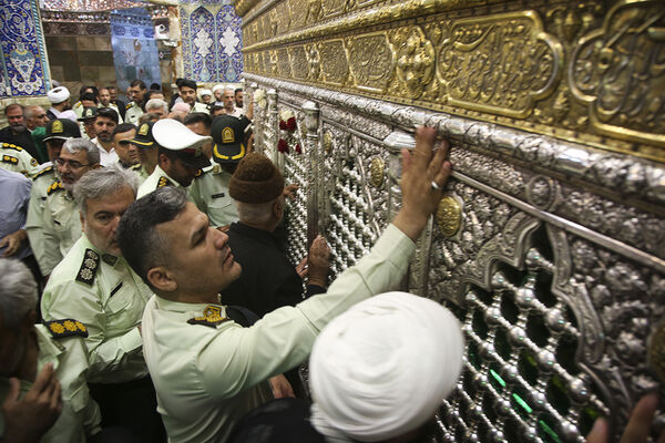 آیین گرامیداشت سالروز طوفان الاقصی با حضور کارکنان پلیس در قم