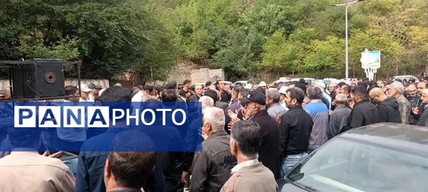 مراسم تشییع پیکر شهید امنیت در سوادکوه