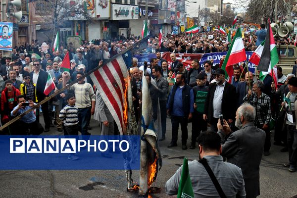 راهپیمایی روز قدس در زنجان 