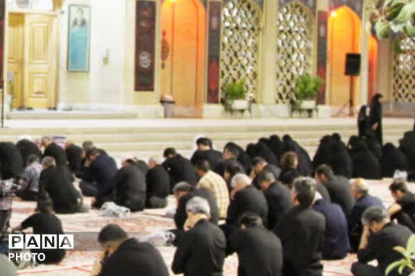 مراسم عزاداری تاسوعای حسینی در زیارتگاه شهید مدرس 
