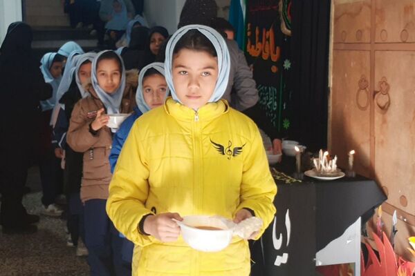 مراسم سوگواری شهادت حضرت فاطمه(س) در مدارس ناحیه 2 بهارستان