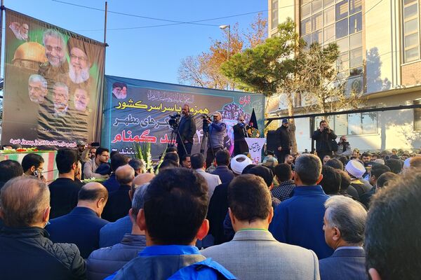 تشییع پیکر مطهر شهدای گمنام در کردستان 