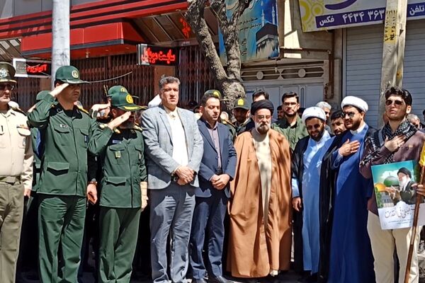 تجلی شکوه راهپیمایی روز قدس در آباده