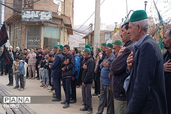 حضورخودجوش مردم سادات شهر بار به مناسبت شهادت حضرت آیت الله خامنه ای 