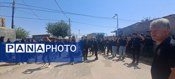 عزاداری ظهر عاشورا در روستای حسن آباد بلهر 