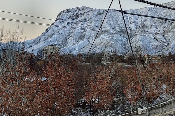 جلوه زمستانی طبیعت شهر بار نیشابور 