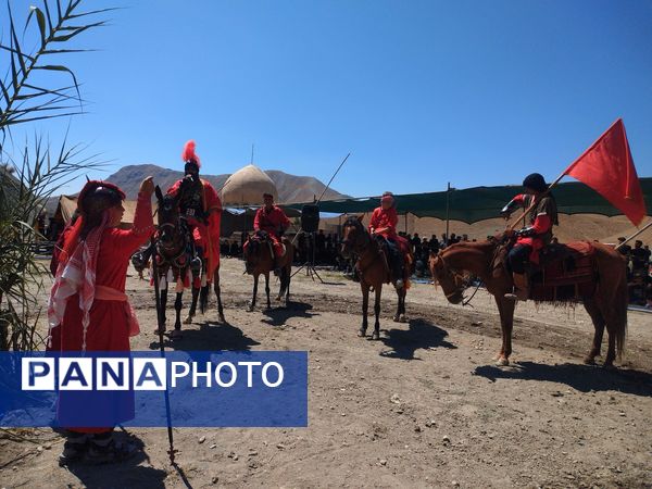 مراسم روز اربعین حسینی و تعزیه‌خوانی در شهر بار 