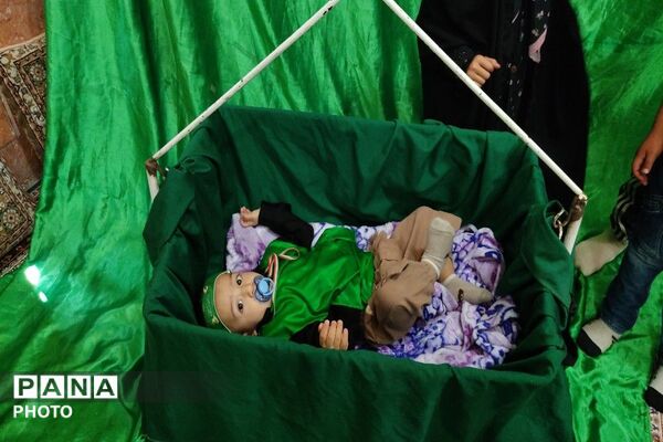 همایش بزرگ شیرخوارگان حسینی در شهر بار نیشابور 