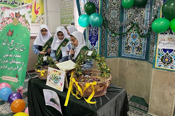 نور بعثت در دل مدارس پیشوا