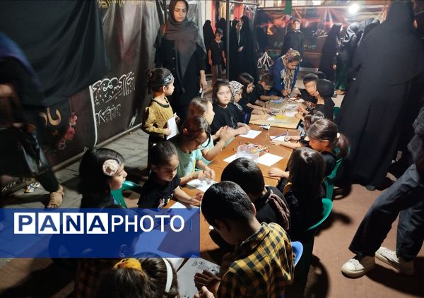 عزاداری  شب تاسوعای حسینی در مسجد شهدای گمنام 