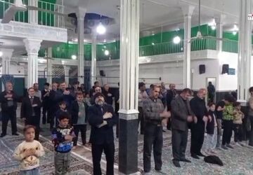 مراسم عزاداری شهادت امام جعفرصادق (ع) در شهر کلاته رودبار 