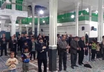 مراسم عزاداری شهادت امام جعفرصادق (ع) در شهر کلاته رودبار 
