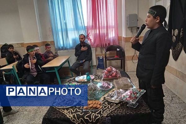 مراسم عزاداری ایام فاطمیه و بزرگداشت شهادت حضرت زهرا (س)  و افتتاح کلاس سایت دبستان شهید نوروزعلی حسینی