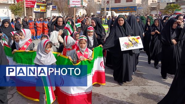 خروش پرشور مردم کازرون در جشن 47 سالگی پیروزی انقلاب اسلامی