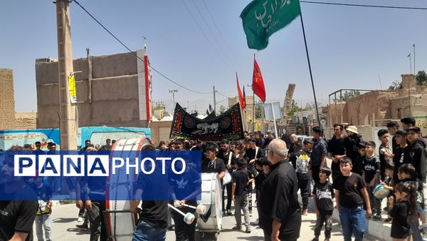 روز هشتم محرم دسته روی هیئت جانثاران ابوالفضلی روستای فدافن
