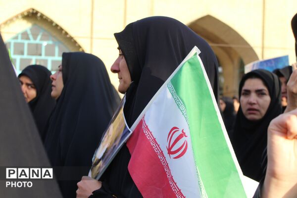 آیین سوگواری شهادت قائد امت در نیشابور 