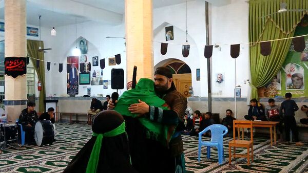 مراسم تعزیه خوانی شهادت حضرت عباس(ع) توسط ذاکرین دهستان شوراب صغیر