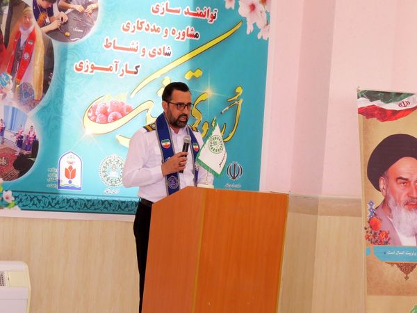 برگزاری اردوی تمشک پسران در اردوگاه شهید چمران بجنورد 