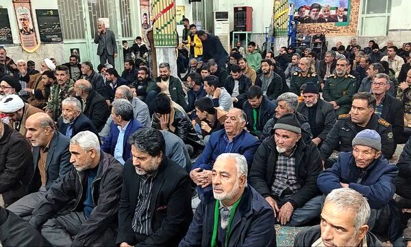 مراسم ششمین سالگرد شهادت سردار سلیمانی در شهر جعفریه قم