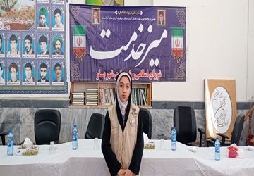 میز خدمت در مسجد جامع شهر بار نیشابور 