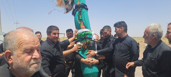 عزاداری ظهر عاشورا در روستای حسن آباد بلهر 