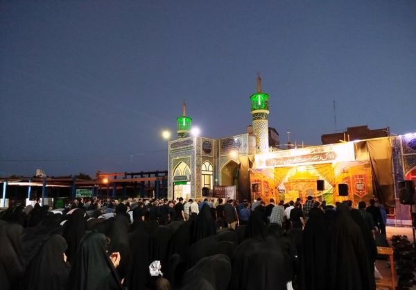  مراسم عزاداری اباعبدالله الحسین(ع) در مسجد شهدای گمنام 