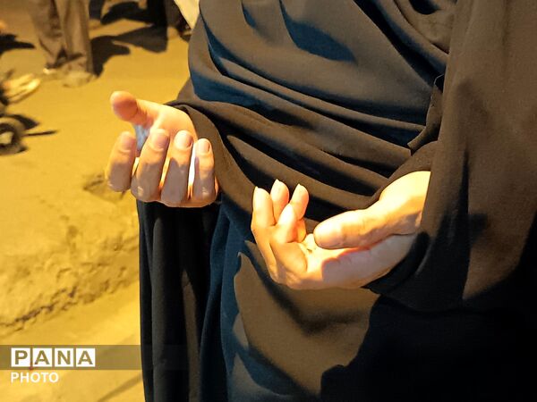 امواج پی در پی شبانه مردم غیور نیشابور در حسینیه امام خامنه ای 
