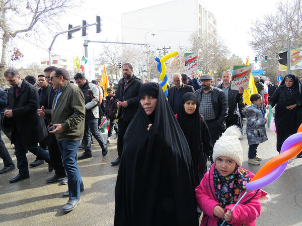 راهپیمایی روز ۲۲بهمن شهرستان بجنورد