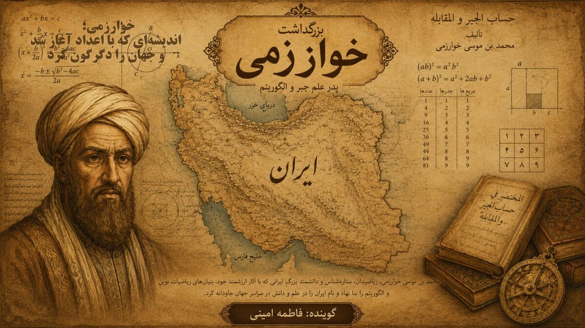 خوارزمی؛ اندیشه‌ای که با اعداد آغاز شد و جهان را دگرگون کرد