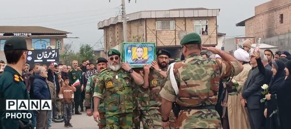 مراسم وادع کردکویی‌ها با شهید ناو دنا
