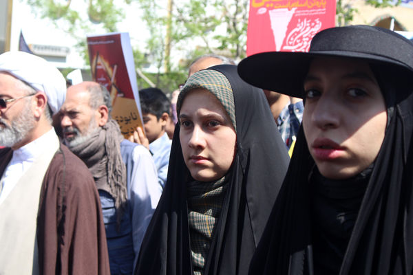 جلوه هایی شکوهمند از راهپیمایی روز جهانی قدس در قم