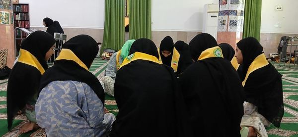 حضور پرشور پیشتازان سیریک در اعتکاف دانش‌آموزی