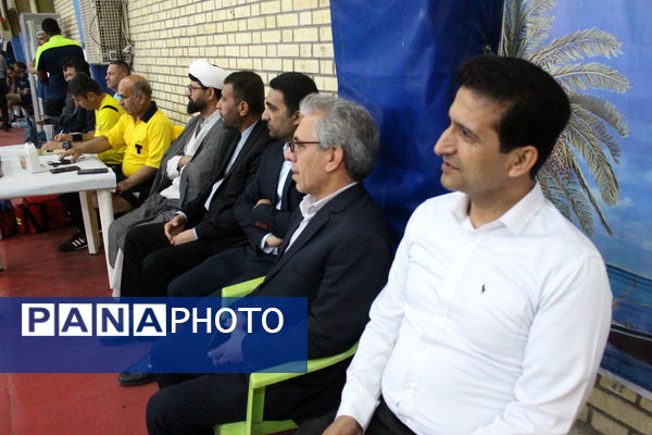 سعدآباد قهرمان مسابقات فوتسال فرهنگیان استان بوشهر 