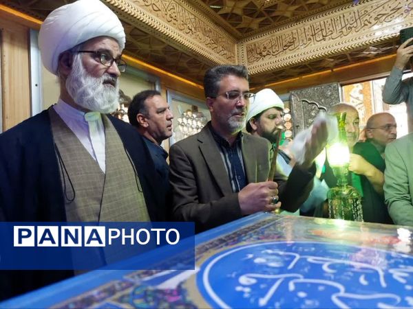 مراسم غبار روبی و زیارت ضریح مطهر سلطانعلی ابن امام محمد باقر (ع) در کربلای ایران 