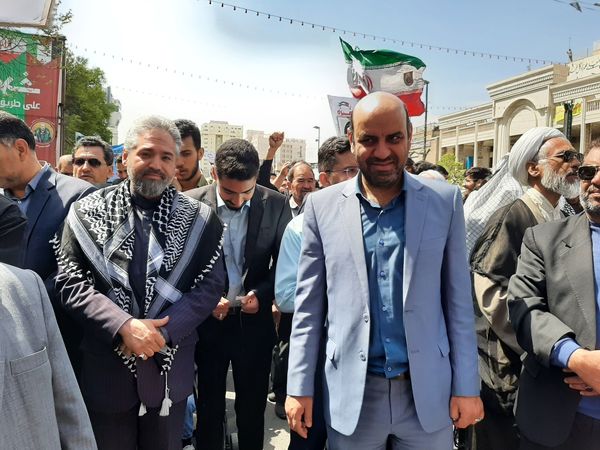 راهپیمایی روز جهانی قدس با حضور پرشور مردم مشهد