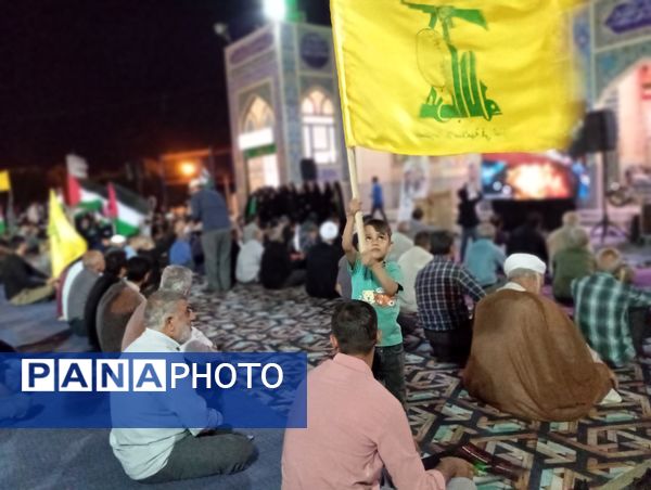 اجتماع بزرگ مردم ولایت‌مدار نیشابور در محکومیت ترور شهید قدس اسماعیل هنیه 