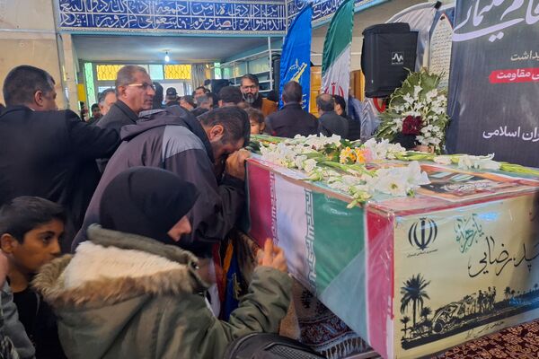 مراسم بزرگداشت سردار شهید حاج قاسم سلیمانی در گلزار شهدا شیراز 