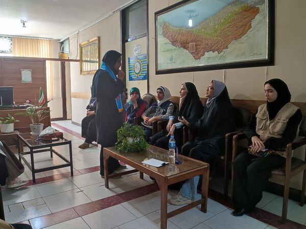 تقدیر از دانش آموز خبرنگاران پانا در قائمشهر