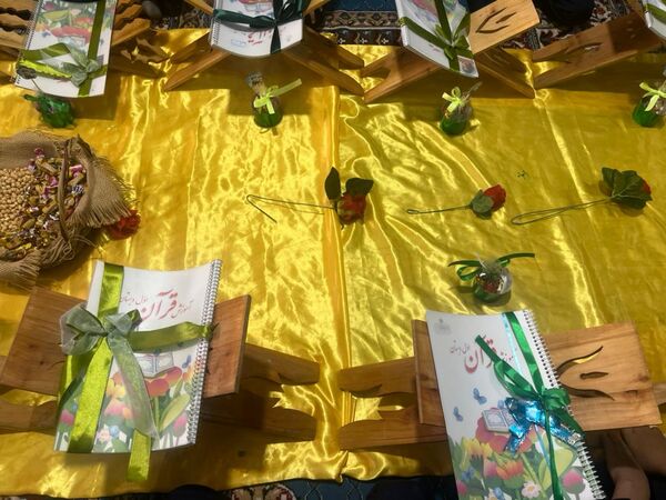 برگزاری جشن قرآن پایه اول مدرسه شهیدمحمد منتظر قائم