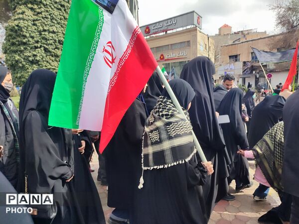 قاب پانا میزبان مراسم تشییع پیکر شهدا نیشابور 