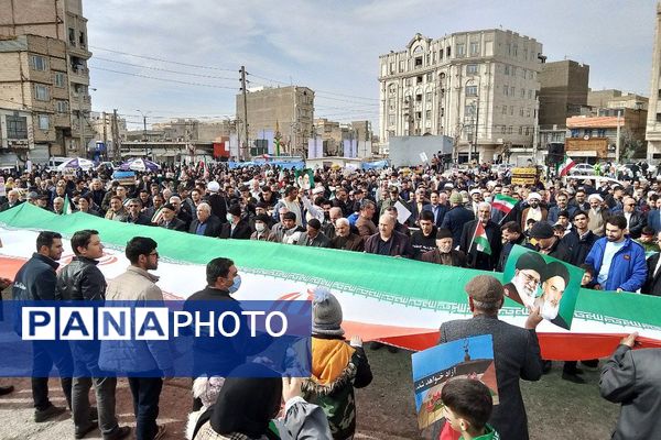 حماسه حضور مردم غیور باقرشهر و کهریزک در راهپیمایی ۲۲بهمن