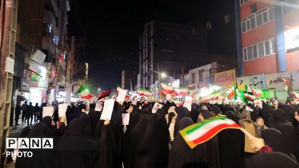 نوزدهمین شب حماسه باشکوه مردمی در مشکین‌دشت